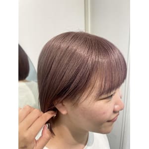 ピンクベージュ/くすみピンク/暖色カラー