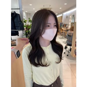 オリーブカラー、レイヤーカット