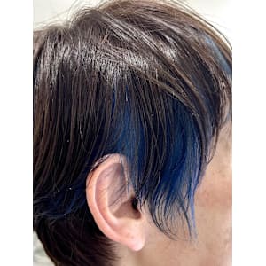 【RATIO 国分寺 渡邊陽平】イヤリングブルー！ - RATIO HAIR DESIGN【レイシオ ヘア デザイン】掲載中