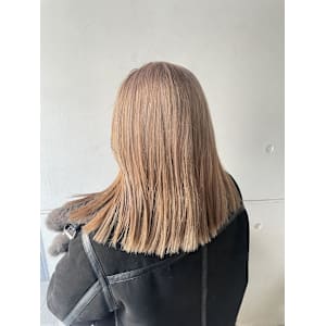 ミルクティーベージュ/ケアブリーチカラー/透明感ベージュ