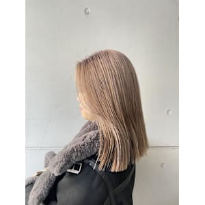 ハイトーンカラー/ベージュカラー/ミルクティーベージュカラー