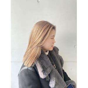 ハイトーンカラー/ベージュカラー/ミルクティーベージュカラー