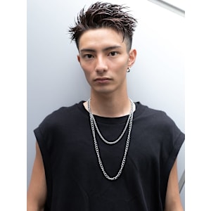 【BOW style】ウェット仕上げスパイキーショート