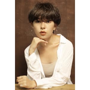 大人マッシュパーマスタイル