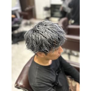 メンズ ローライト シルバー - GLADGE池袋/ダブルカラー/ブリーチ【グラッジイケブクロダブルカラーブリーチ】掲載中