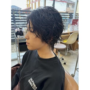 ショートウルフパーマ