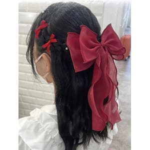 リボンたくさん！ハーフアップ♪_ユウ