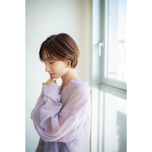 秋カラー/パープルアッシュ/ショートボブ/西原晃