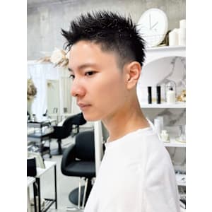 スパイキーショート　メンズカット