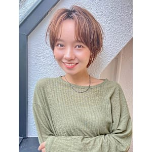 センターパートショートひし形ショート30代40代