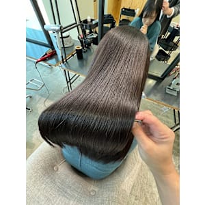 乾かしただけで艶髪