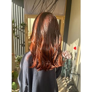 ロング オレンジカラー