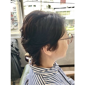 大人ナチュラルパーマメンズ