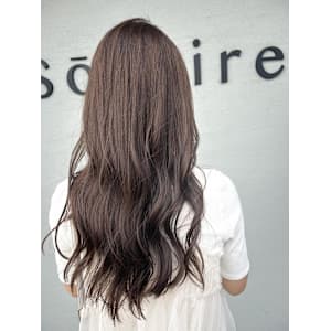 ゆる巻きナチュラルスタイル