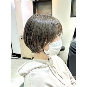 ショートボブ/丸みショート/長めショート