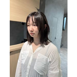 KUsU（クス）×ミディアム×ダークブラウン