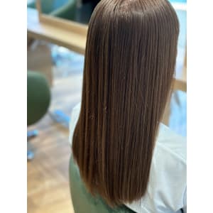 ロング+透け感カラー