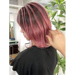 ピンクバレイヤージュ【飯田淳平】Re:ta Hair