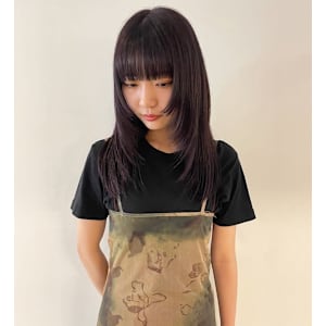 プツっとお顔まわり姫カット×レイヤーカット