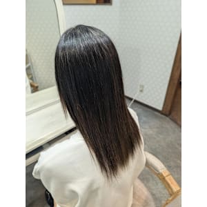 エアストレートでサラサラロングに