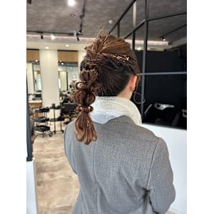 お呼ばれヘアセット
