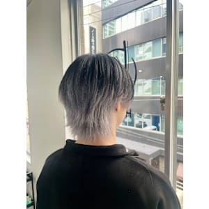 black x silver アンブレラカラー