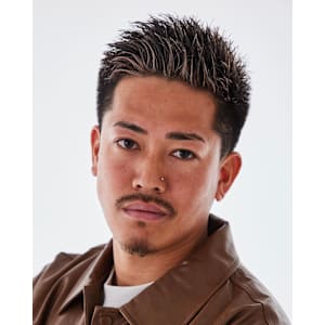 ベリショ×ミルクティーメッシュ