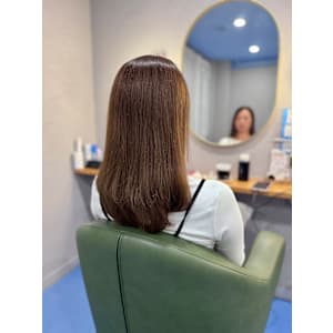 #フェミニンミディアム　#レイヤー　#ショコラベージュ