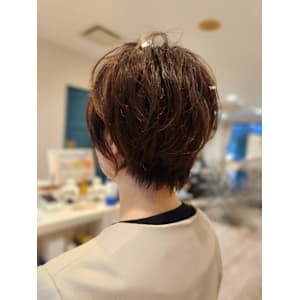 ショート×パーマ