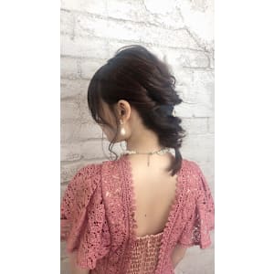 パーティヘアセット池袋アレンジ結婚式セット