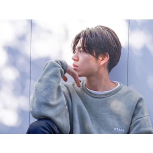 メンズパーマツイスパパーマアッシュブラックカルマパーマ渋谷