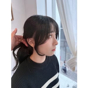 くくっても盛れる◎韓国風顔まわりデザイン