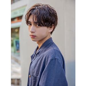 【小久保style】メンズカットツーブロックツイストウルフ