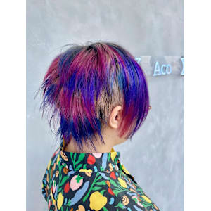 コットンキャンデー/ブルー/バイオレット/紫/個性派カラー