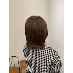 池袋/イルミナカラー/ハイライト/ブラウンベージュ/透明感