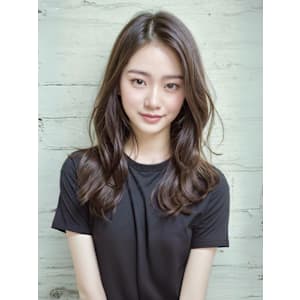 大人ガーリーチョコレートヘルシースタイルくびれセミディ