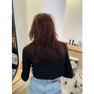 福岡天神/大人かわいい/レイヤーカット/ハッシュカット/暖色