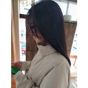 顔周りレイヤー　髪質改善