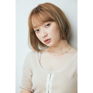 ベージュボブ/AVEDAカラー