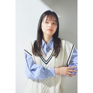 レイヤー/セミロング/AVEDAカラー