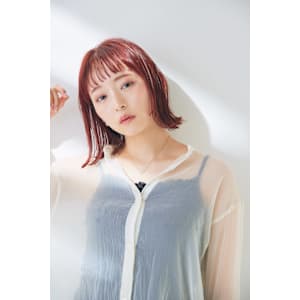 ピンクブラウン/ボブ