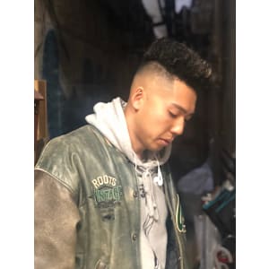 ツイストパーマ×ボックスアフロ