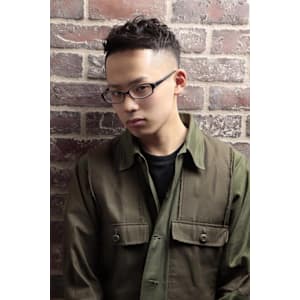 フェード×ラフパーマ