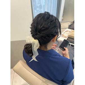 ボブ/ポニーテールアレンジ