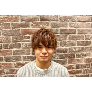 パーマ×ショートマッシュ