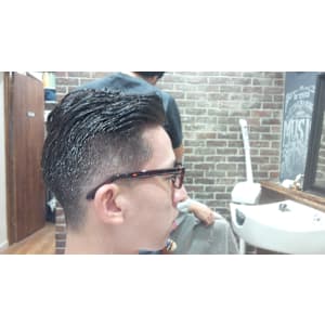 ストレートXポイントパーマ　クラシカルスタイル