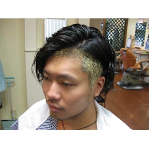 2ブロック×ダンディーパーマスタイル