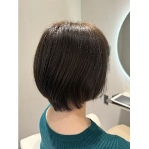 オリーブブラウン×ショートボブ『銀座/個室』