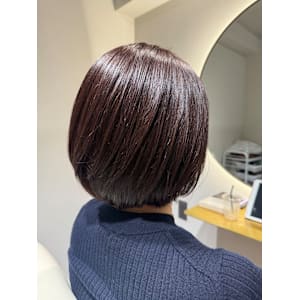 ウォームブラウン×ボブ『銀座/個室』