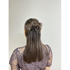 卒業式ヘア/横浜ヘアアレンジ/袴ヘア/パーティーヘアアレンジ